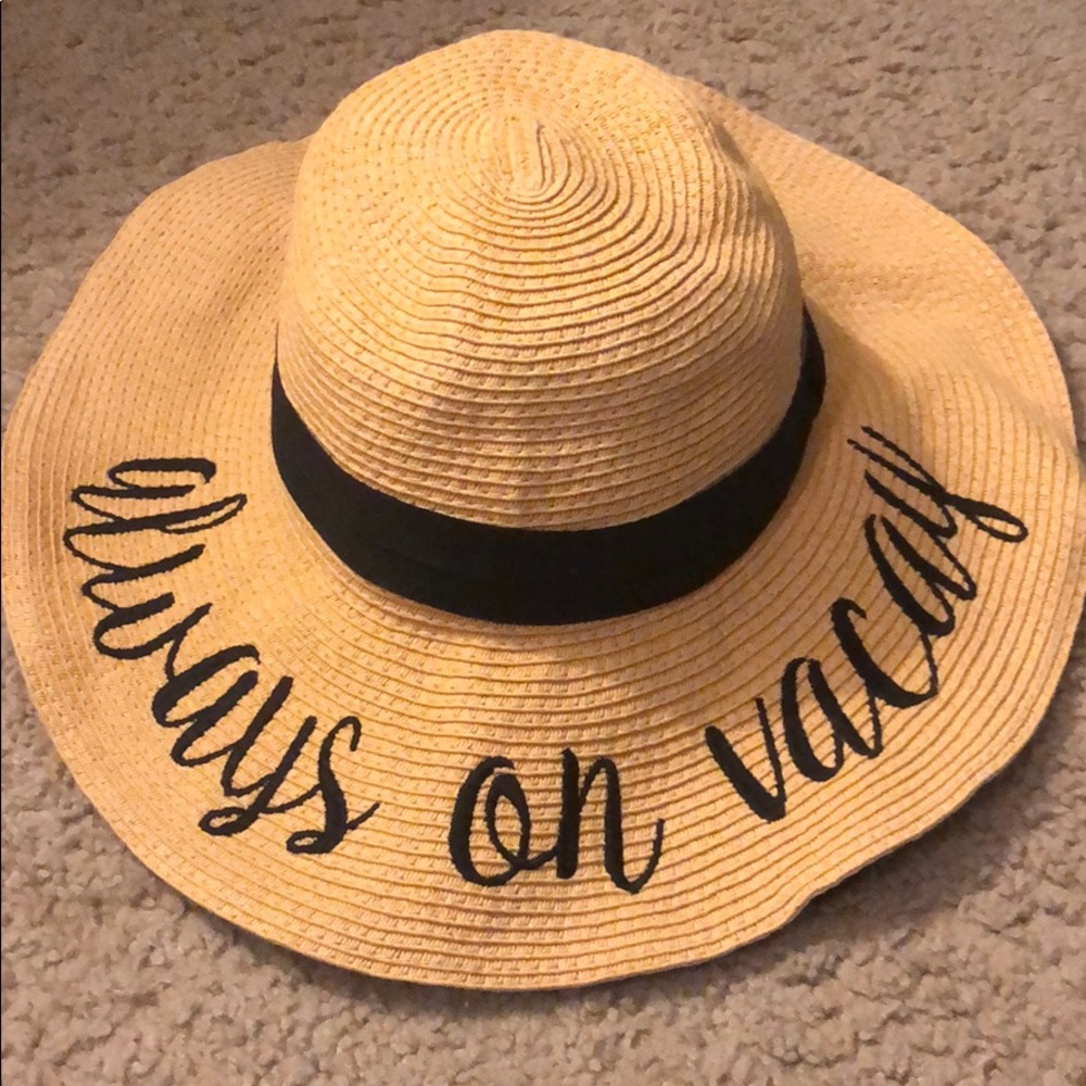Always on Vacay floppy Hat